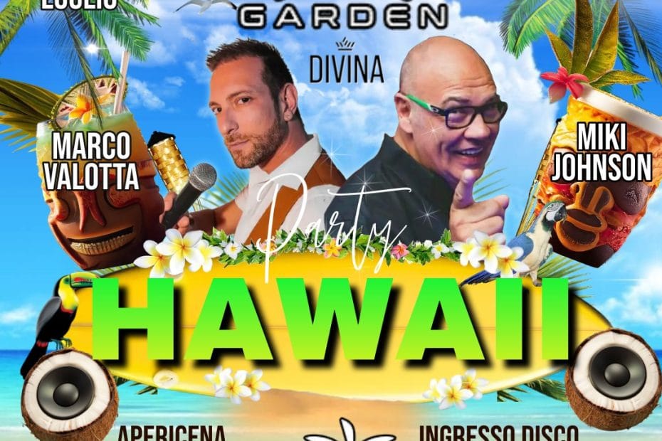 foto flyer Sabato 20 luglio Garden Club Capannelle