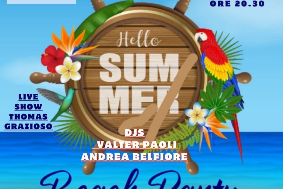 Sabato 24 Agosto 2024 Dadaumpa di Fiumicino cena ape e djset