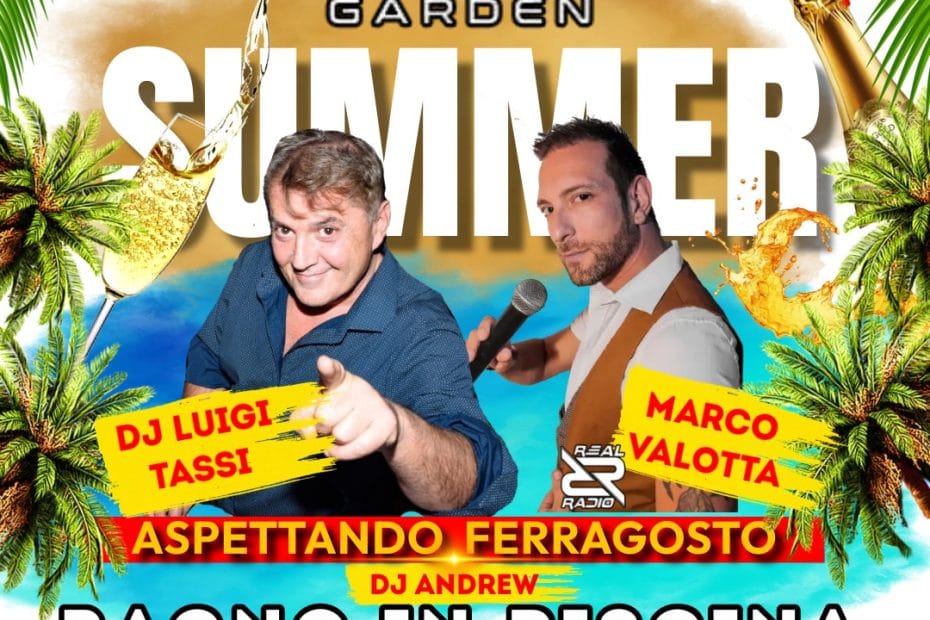 flyer Garden Capannelle Ferragosto