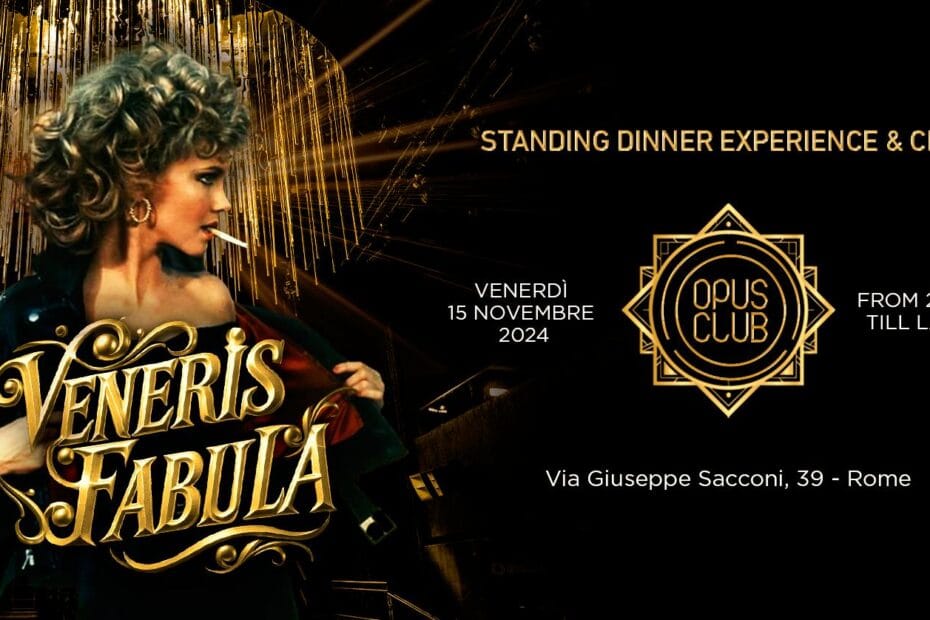 FLYER Opus Club Roma venerdì 15 novembre 2024