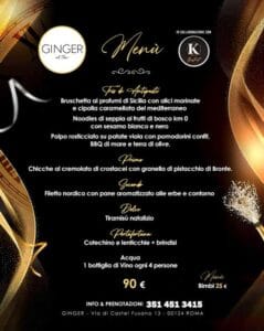 Capodanno 2025 al Ginger Tiber Castel Fusano