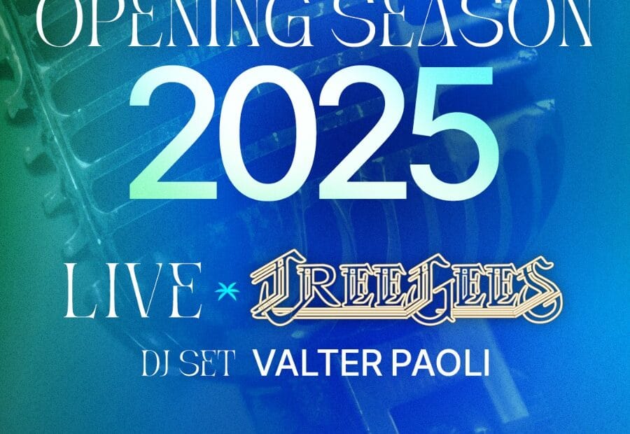 flyer opening party caffè del mare sabato 14 giugno 2025