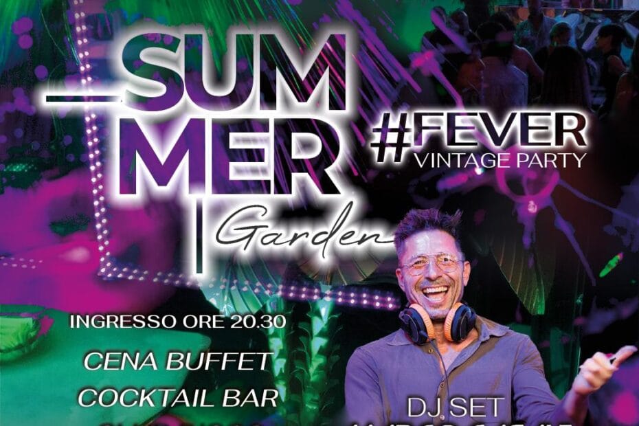 flyer della serata al disco fever roma di sabato 26 agosto 2025