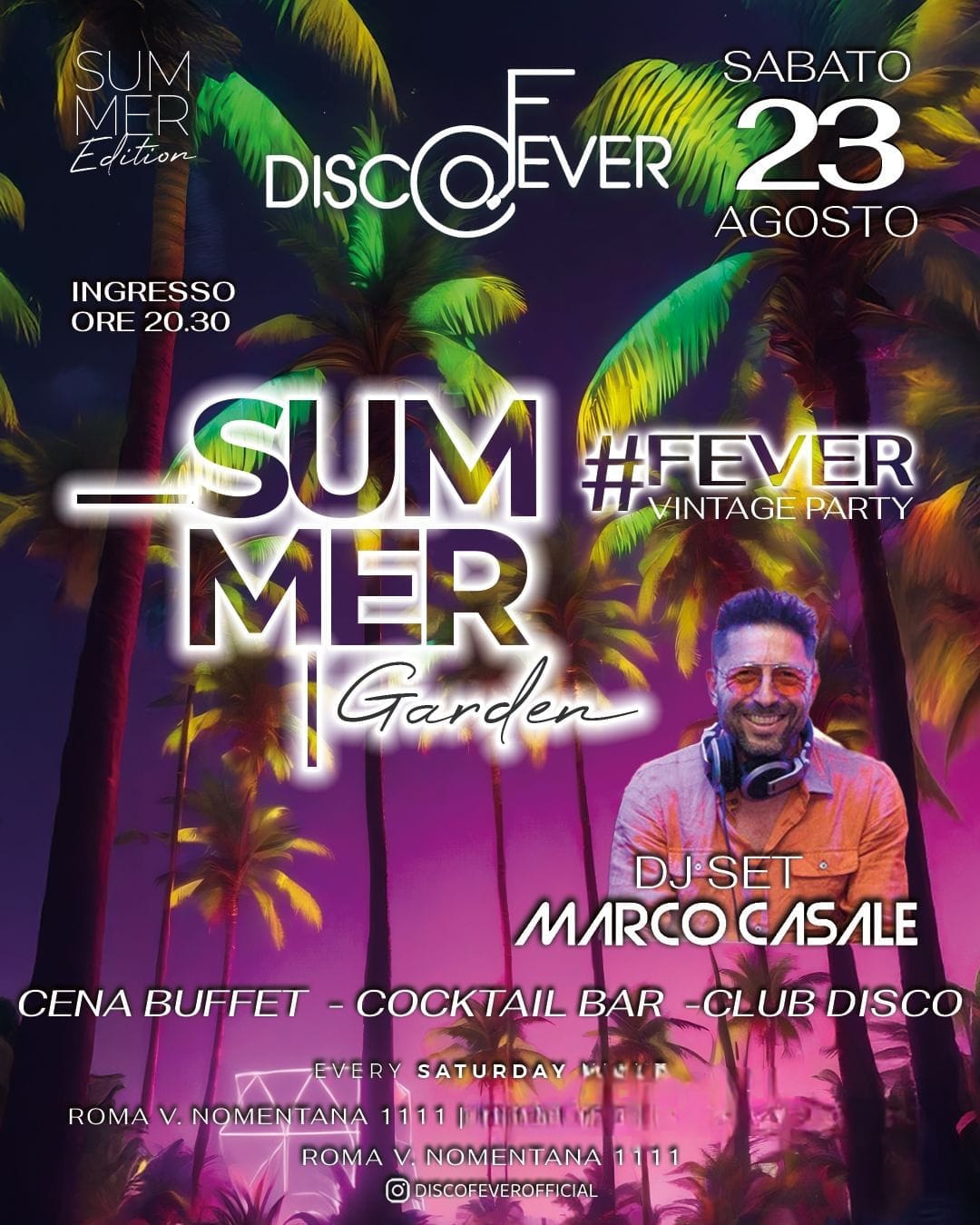 foto discofever 23 agosto 2025