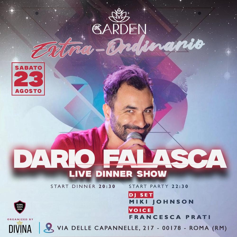 foto sabato 23 agosto GARDEN