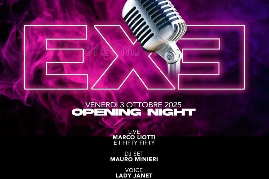 flyer Opening 2025 Exe Roma