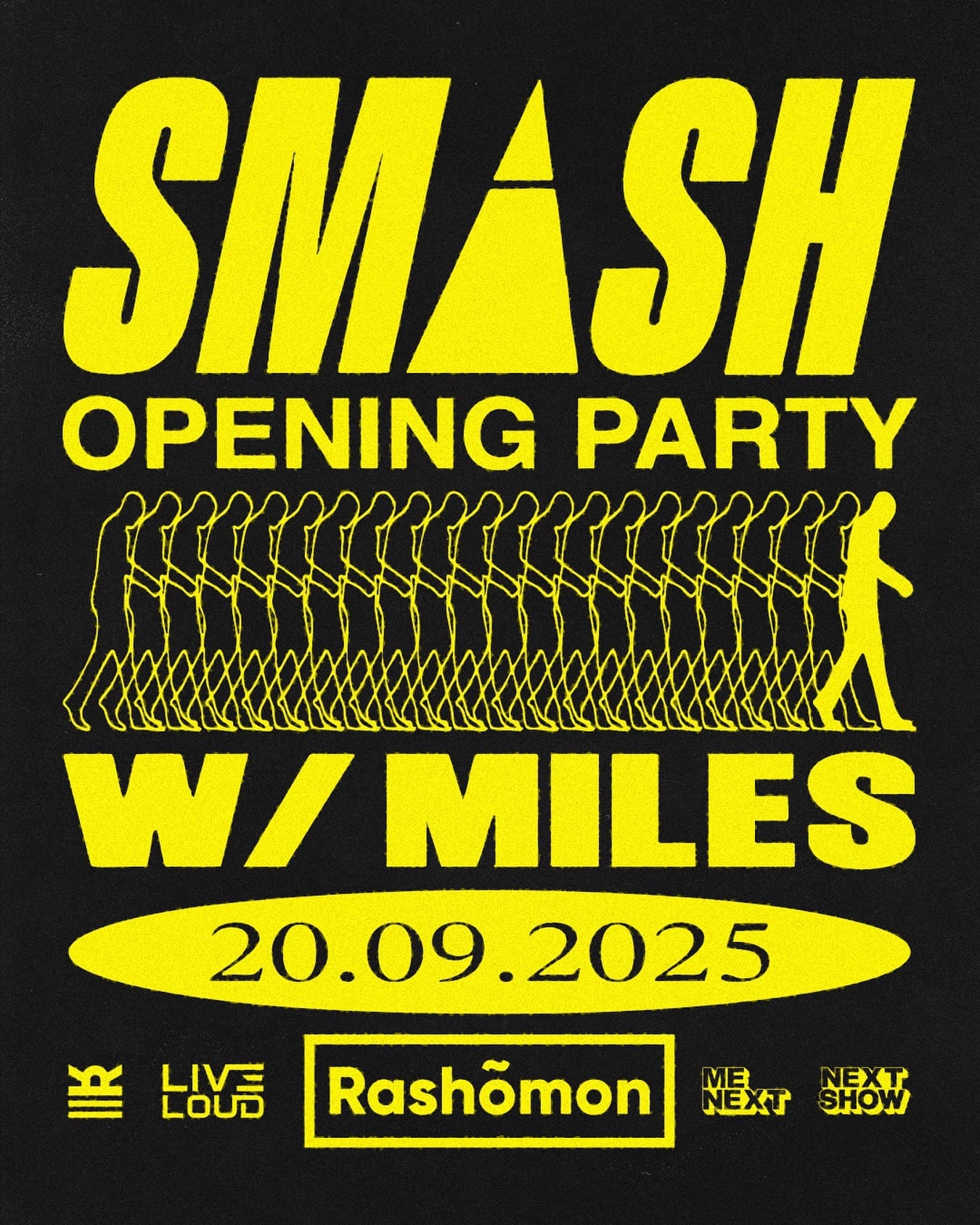 flyer vento sabato 20 settembre 2025 al rashomon