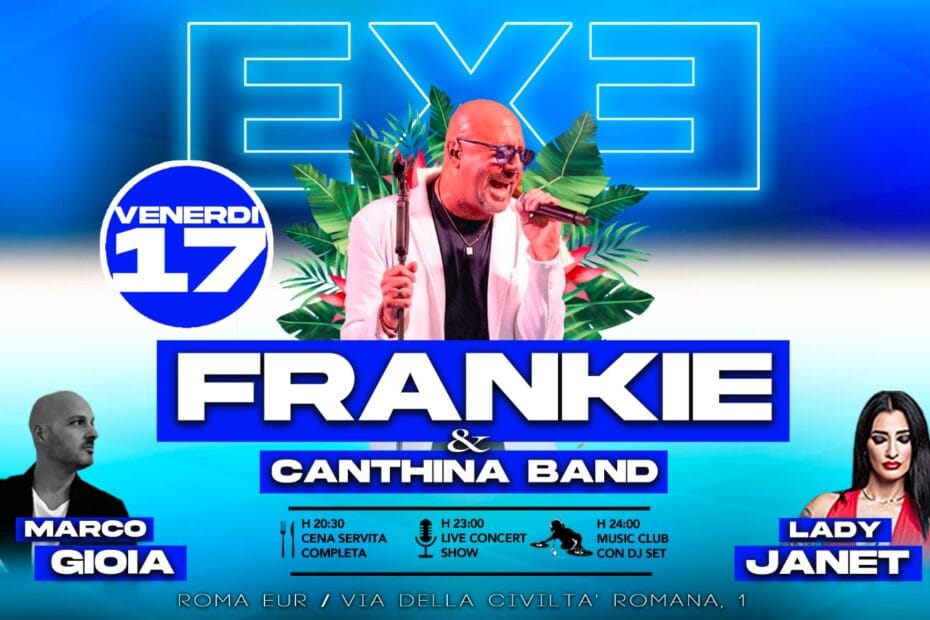 flyer della serata di venerdì 17 ottobre 2025 all'exe