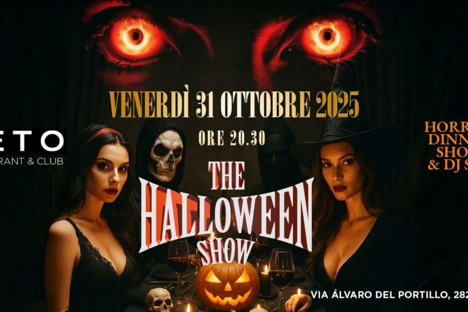 flyer halloween 2025 al locale keto roma