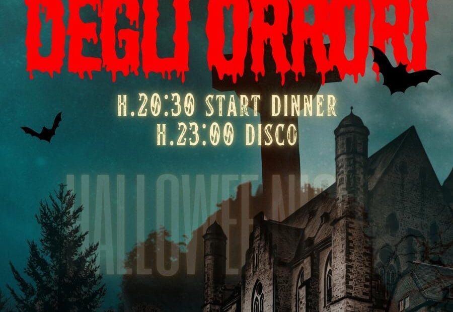 flyer halloween 2025 castello miramare