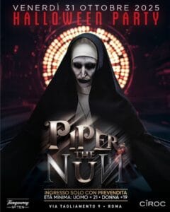 flyer halloween piper roma