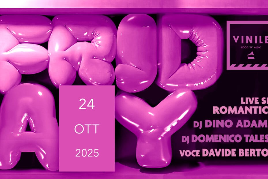 flyer Vinile venerdì 24 Ottobre 2025
