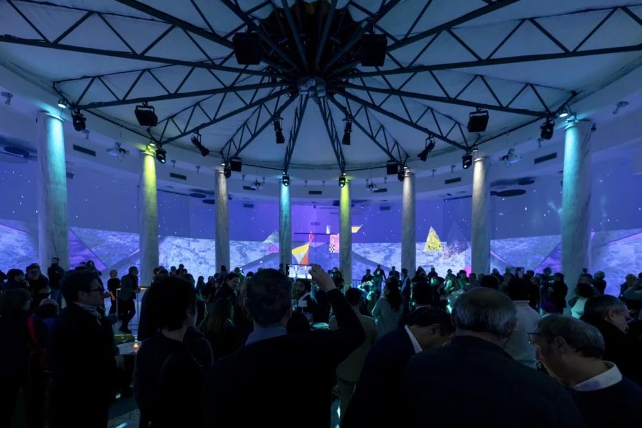 foto salone delle colonne interno