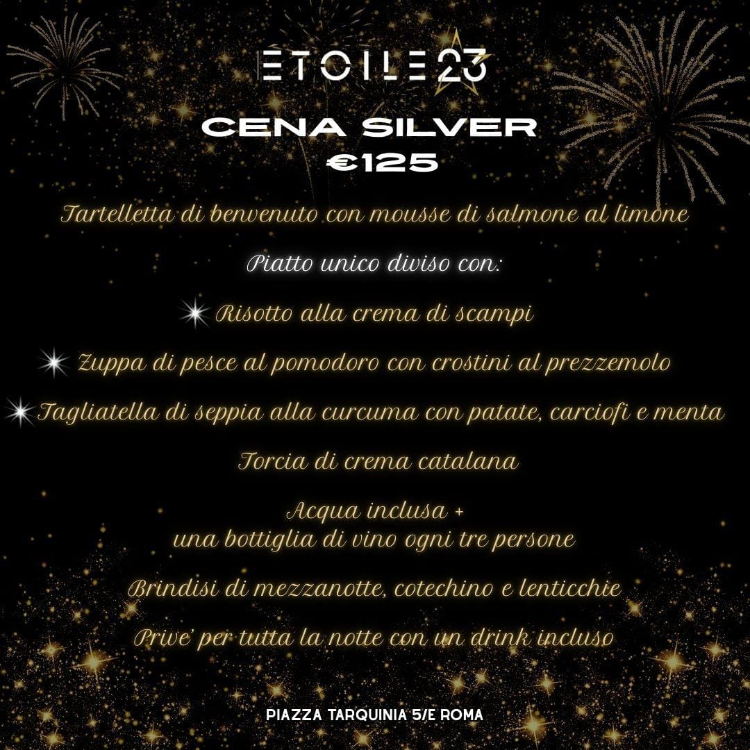 Menu Silver Etoile 23
