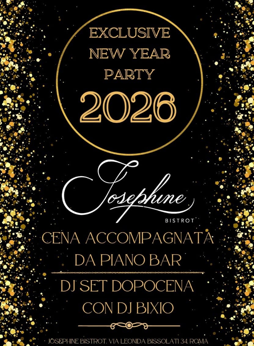 flyer capodanno 2026 josephine bistrot