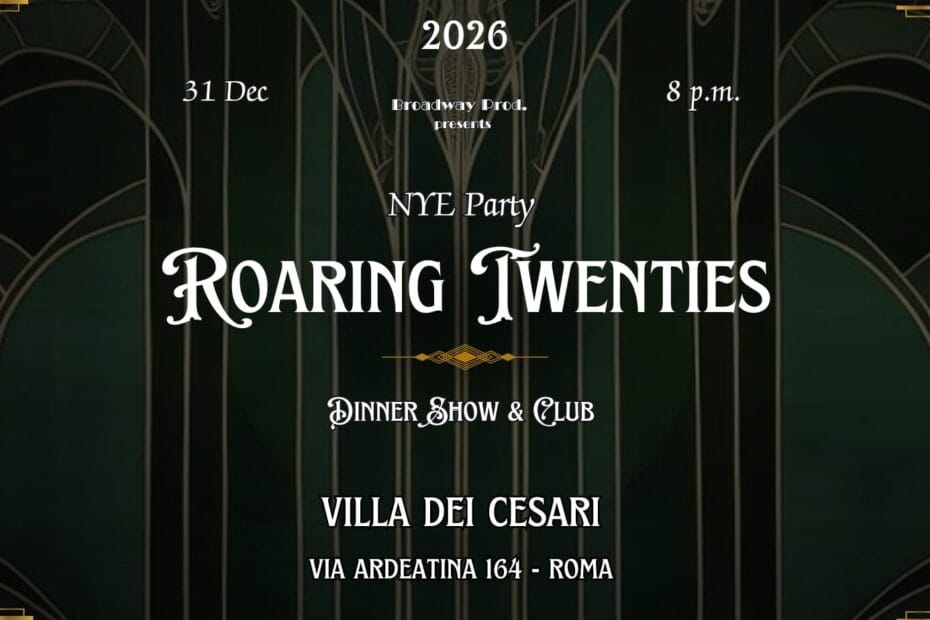 flyer capodanno 2026 villa dei cesari