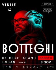 flyer sabato 8 novembre vinile