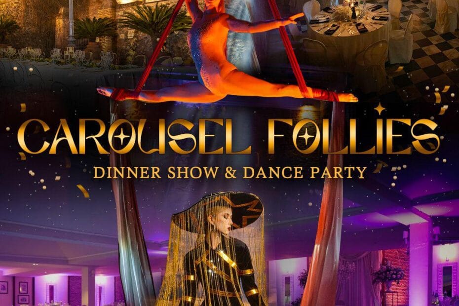 flyer della serata di capodanno a villa grant roma