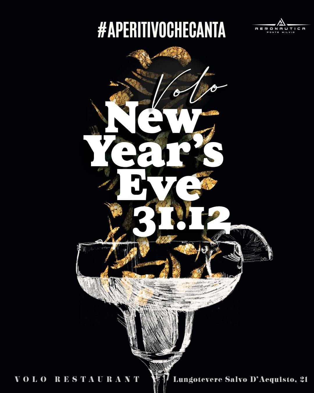 flyer capodanno volo restaurant 2026