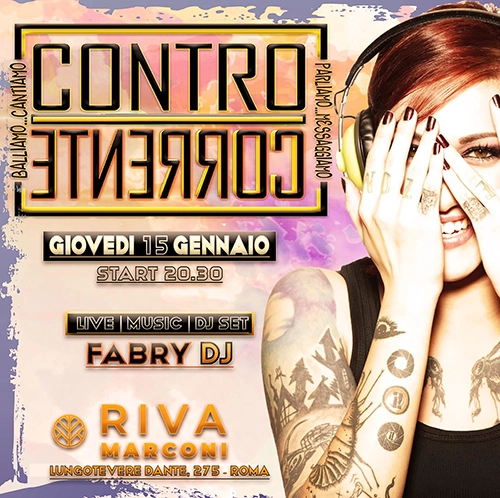 giovedi 15 gennaio riva marconi
