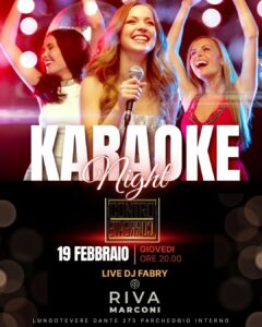 RIVA GIOVEDi 19 FEBBRAIO 2026