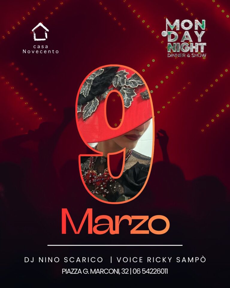 Lunedì 9 marzo 2026 Casa 900