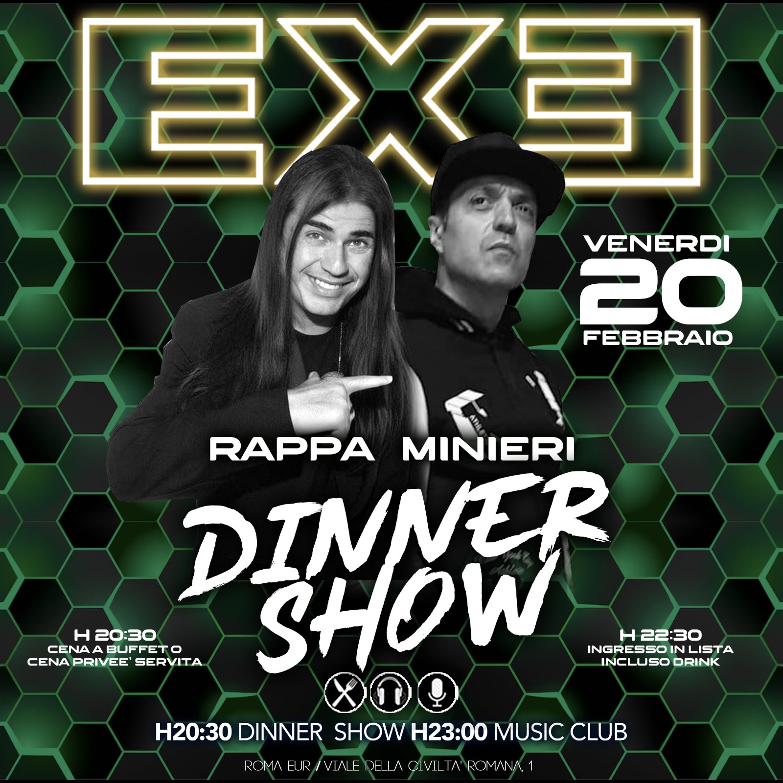 exe venerdi 20 febbraio 2026