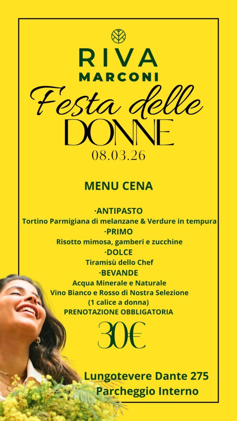Domenica 8 marzo 2026 Riva Marconi