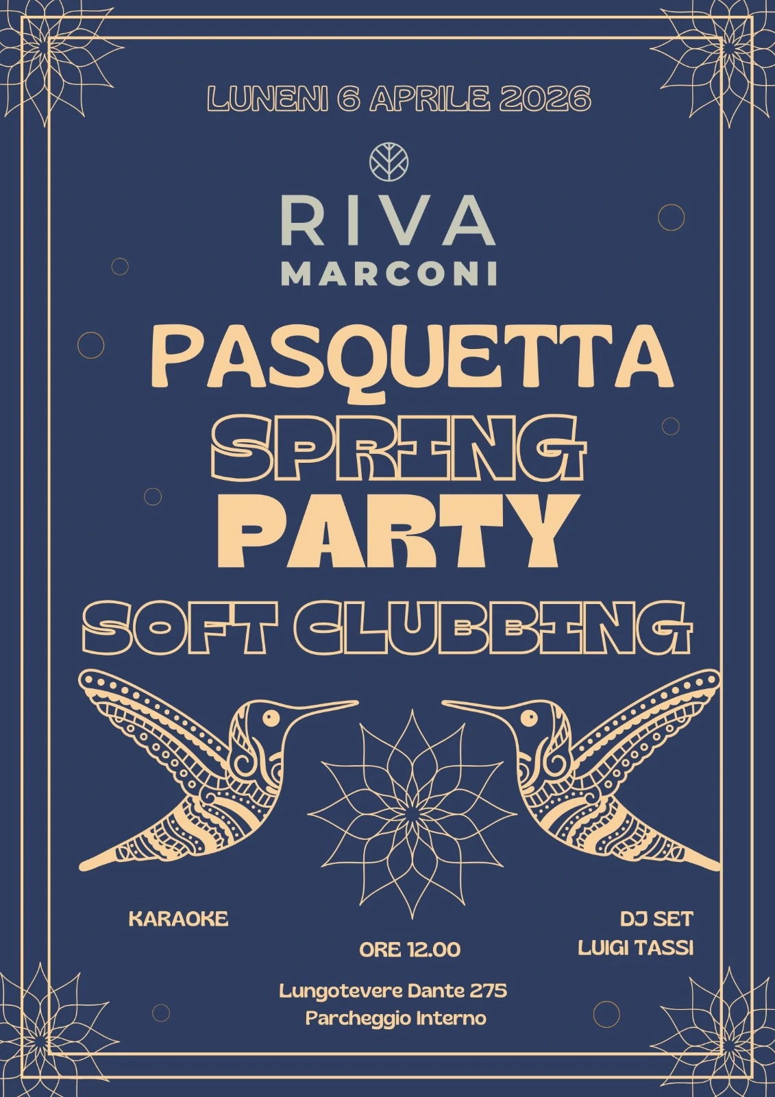 Lunedì 6 Aprile 2026 Riva Marconi