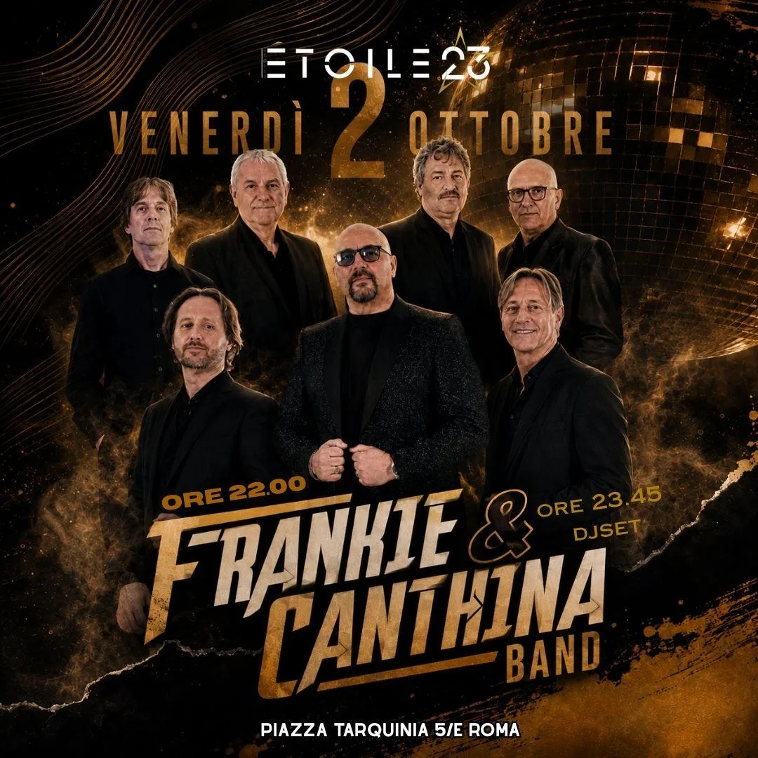 Flyer di Frankie & Canthina Band — 2026-10-02