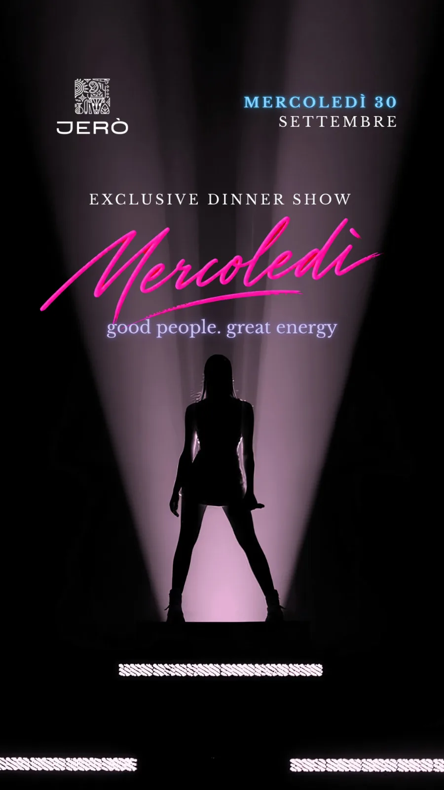 Exclusive Dinner Show del mercoledì da Jerò Roma