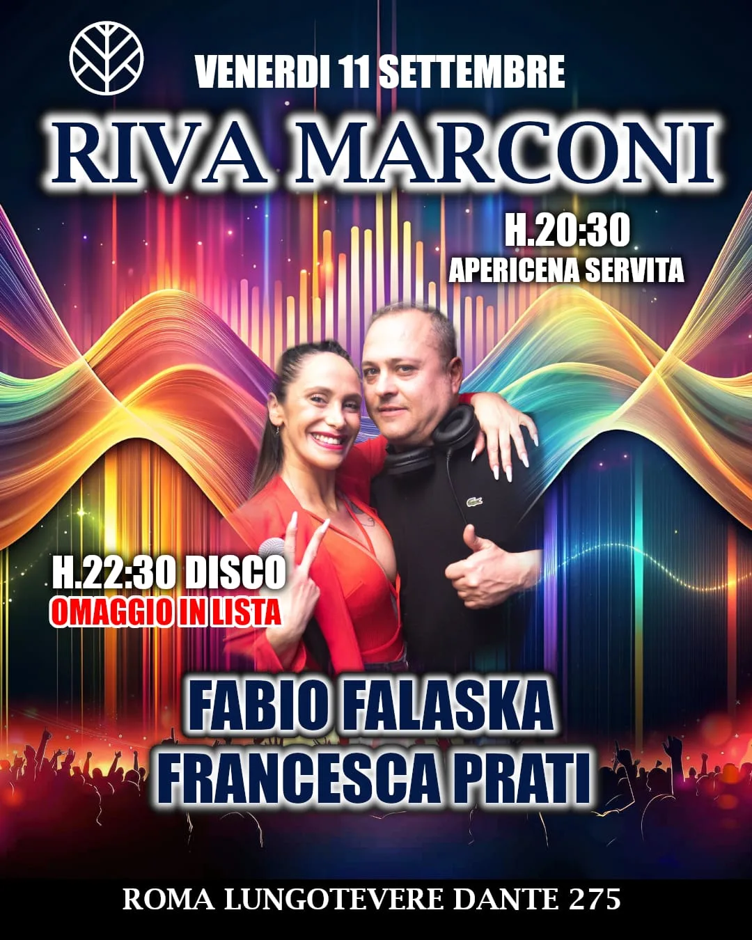 Venerdì 11 Settembre 2026 Riva Marconi