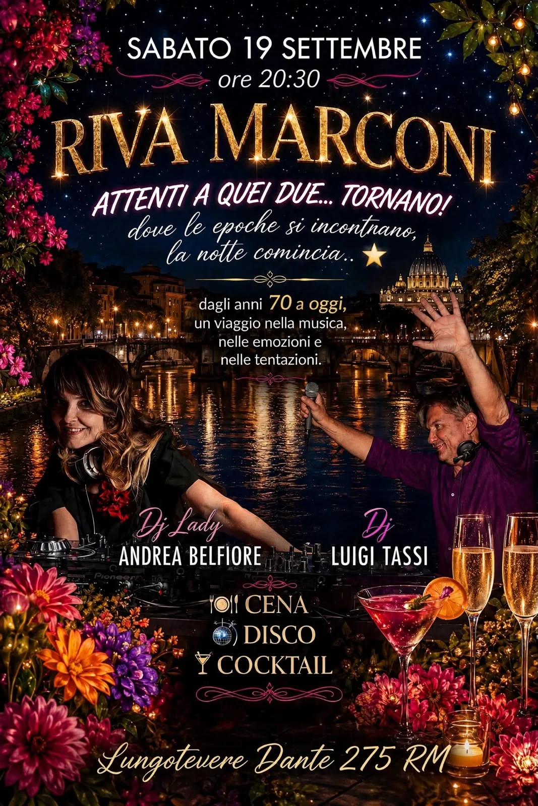 Sabato 19 Settembre 2026 Riva Marconi