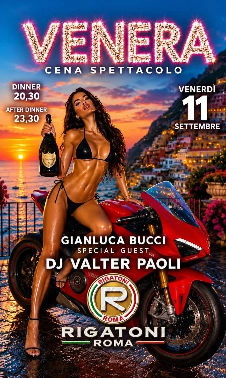 Venerdì 11 Settembre 2026 Rigatoni Roma Capannelle