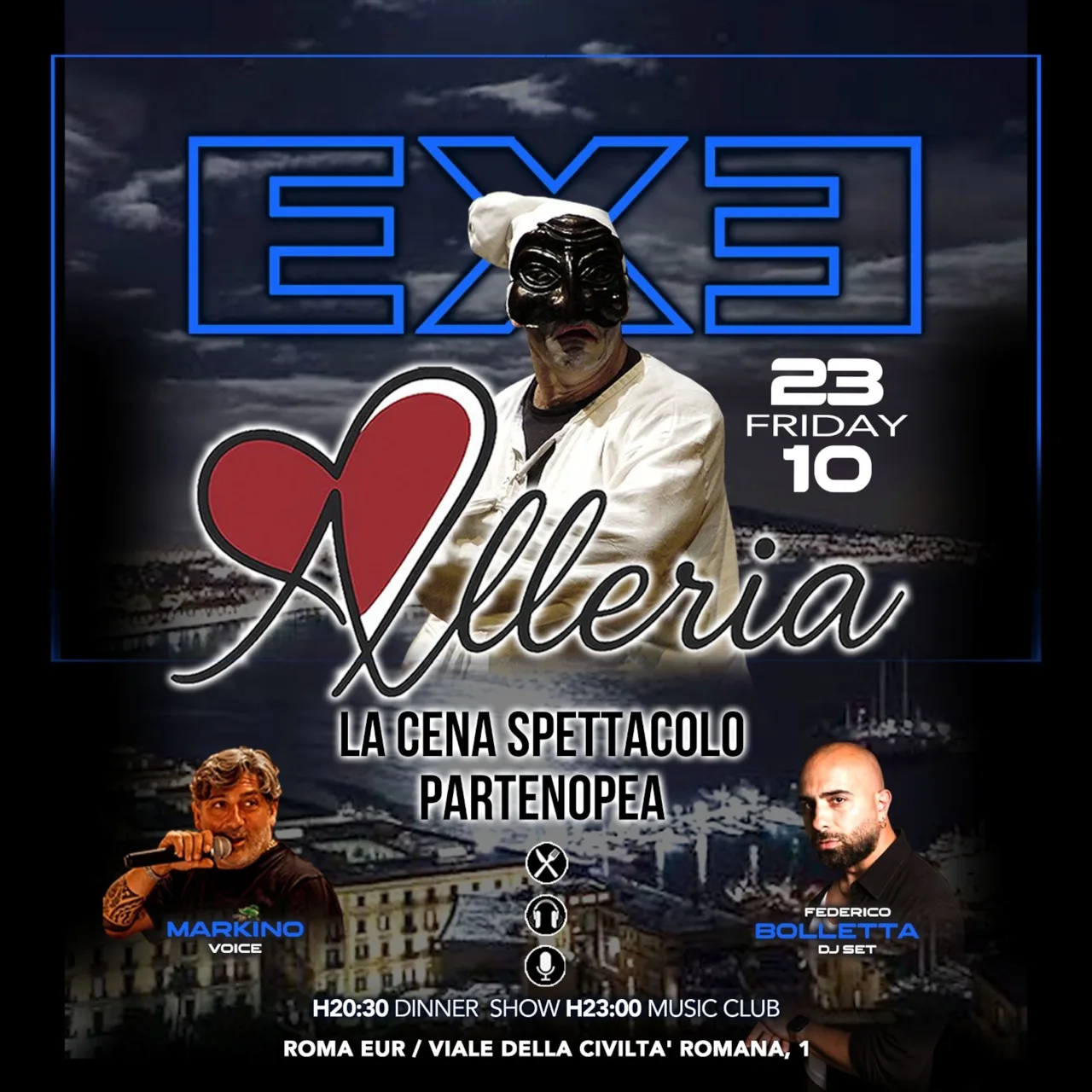 Flyer di Alleria - la Cena Spettacolo Partenopea — 2026-10-23