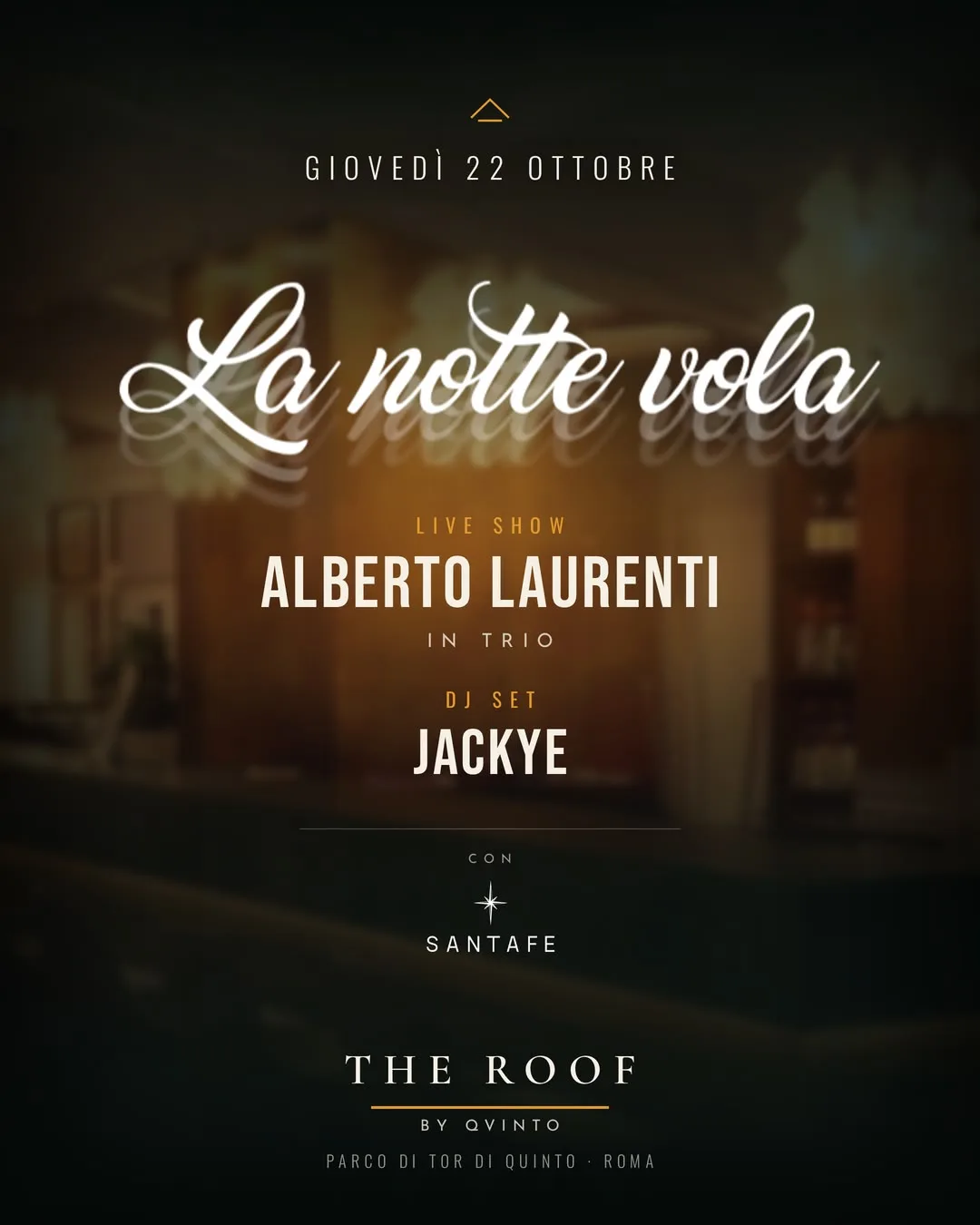 Flyer di La notte vola — 2026-10-22