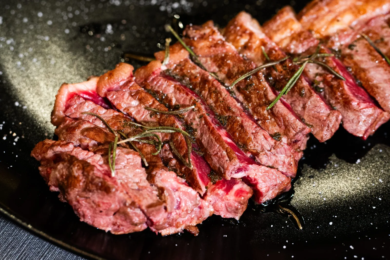 Una tagliata servita al Puro Eur