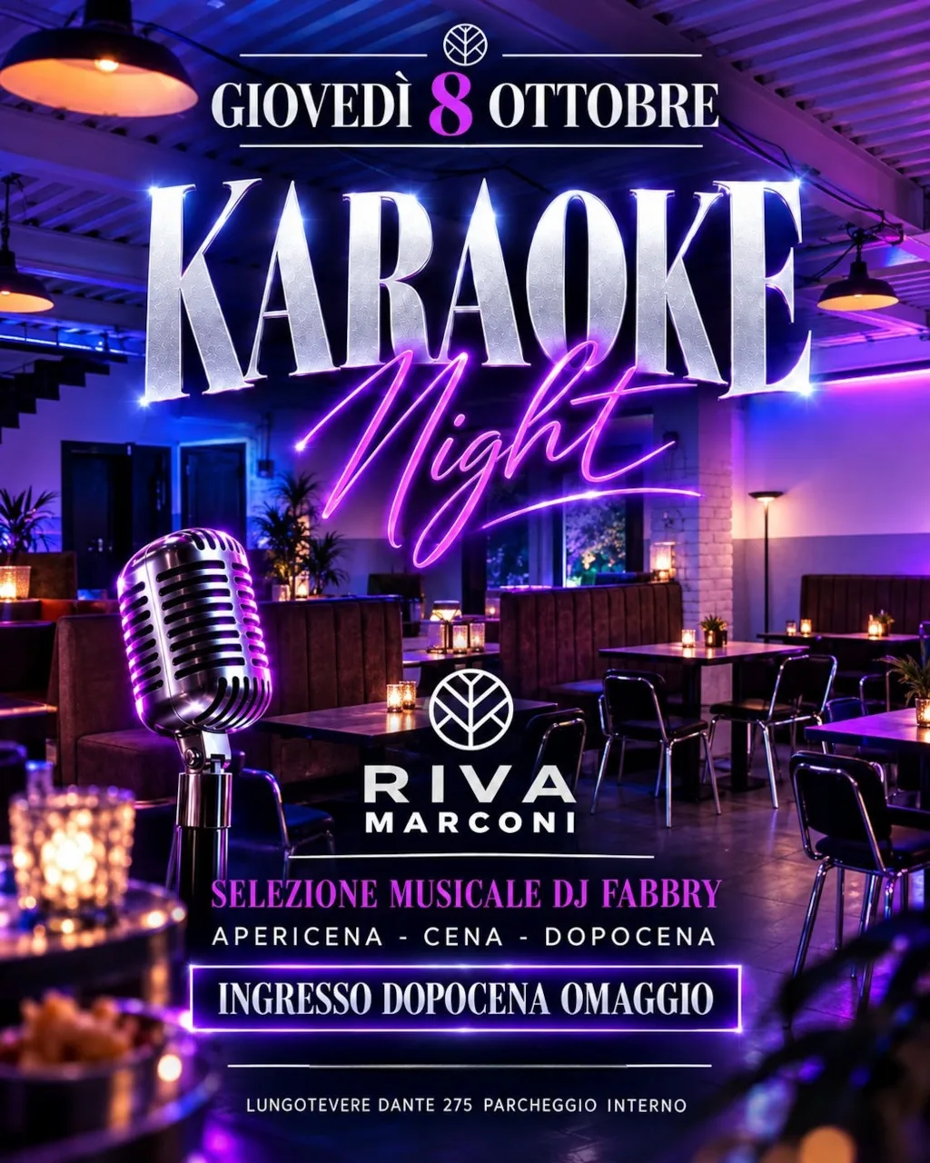 Flyer di Karaoke Night — 2026-10-08