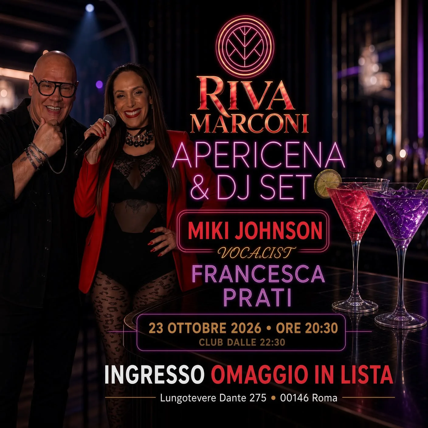 Flyer di Apericena & DJ Set — 2026-10-23