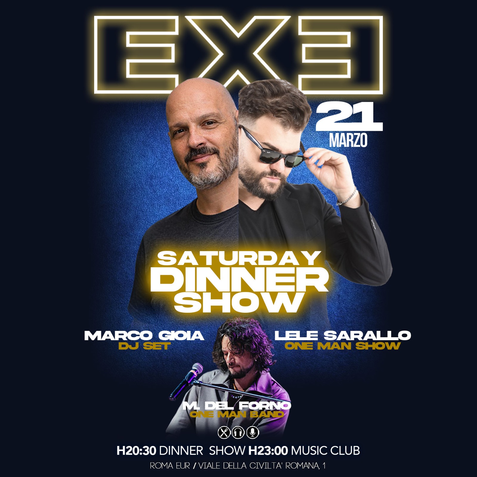 Sabato 21 Marzo 2026 Exe Roma