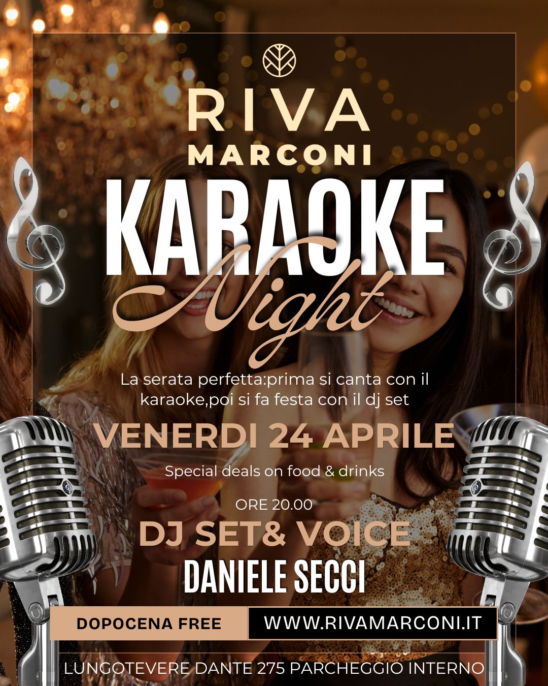 Venerdì 24 Aprile 2026 Riva Marconi