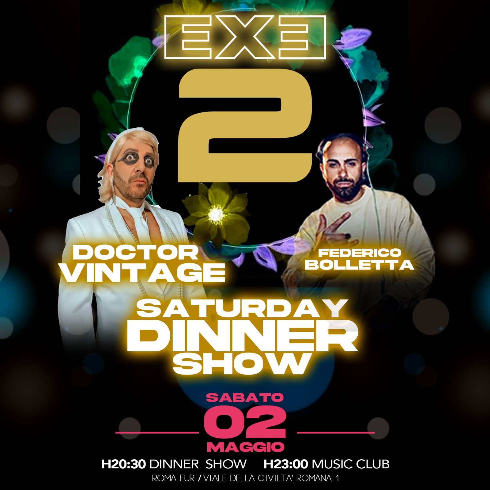 Sabato 2 Maggio 2026 Exe Roma