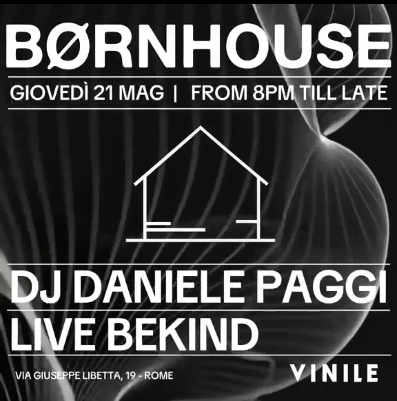 Giovedì sera al Vinile Roma — BurnHouse Apericena e Djset