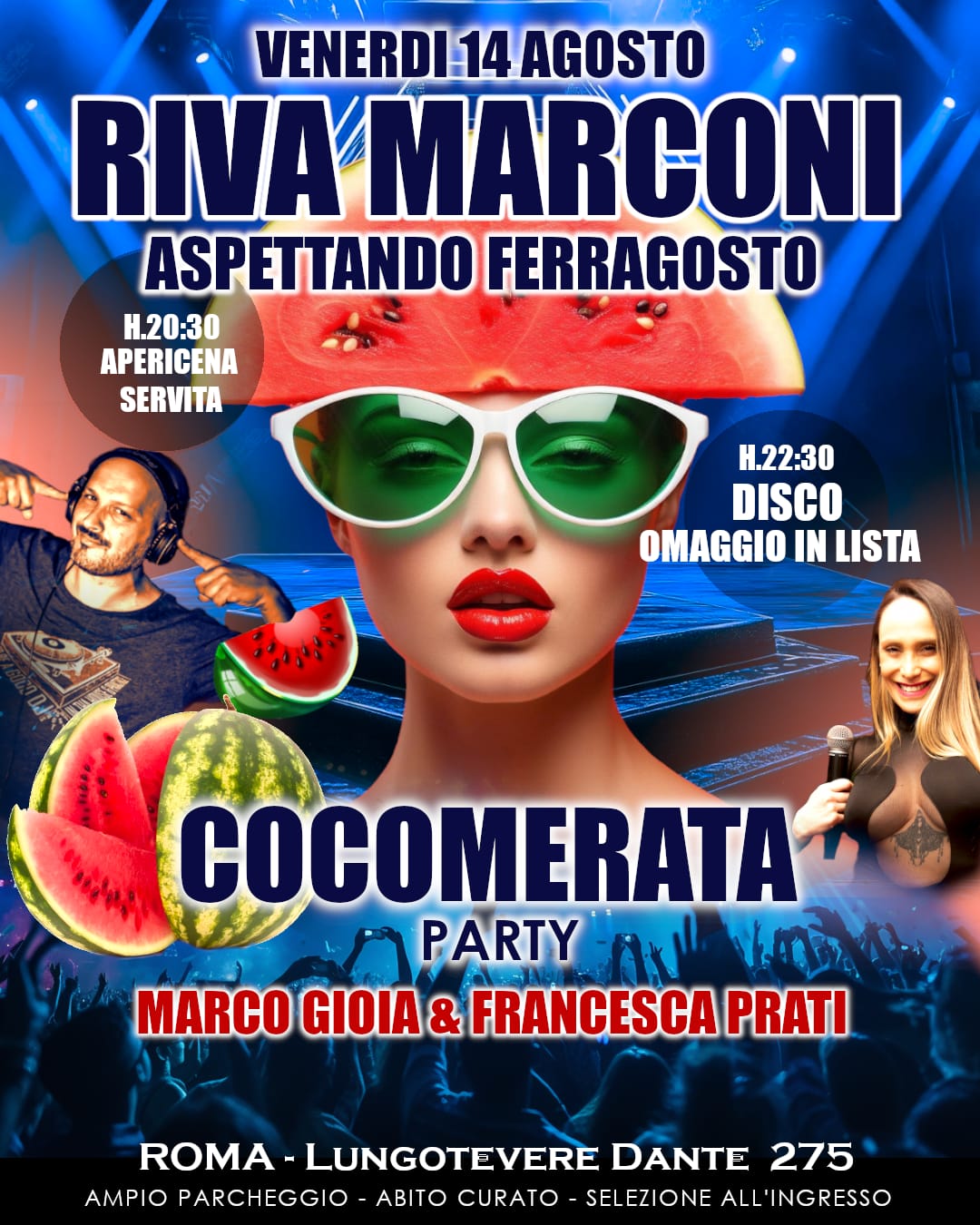 Sabato 15 Agosto 2026 Riva Marconi