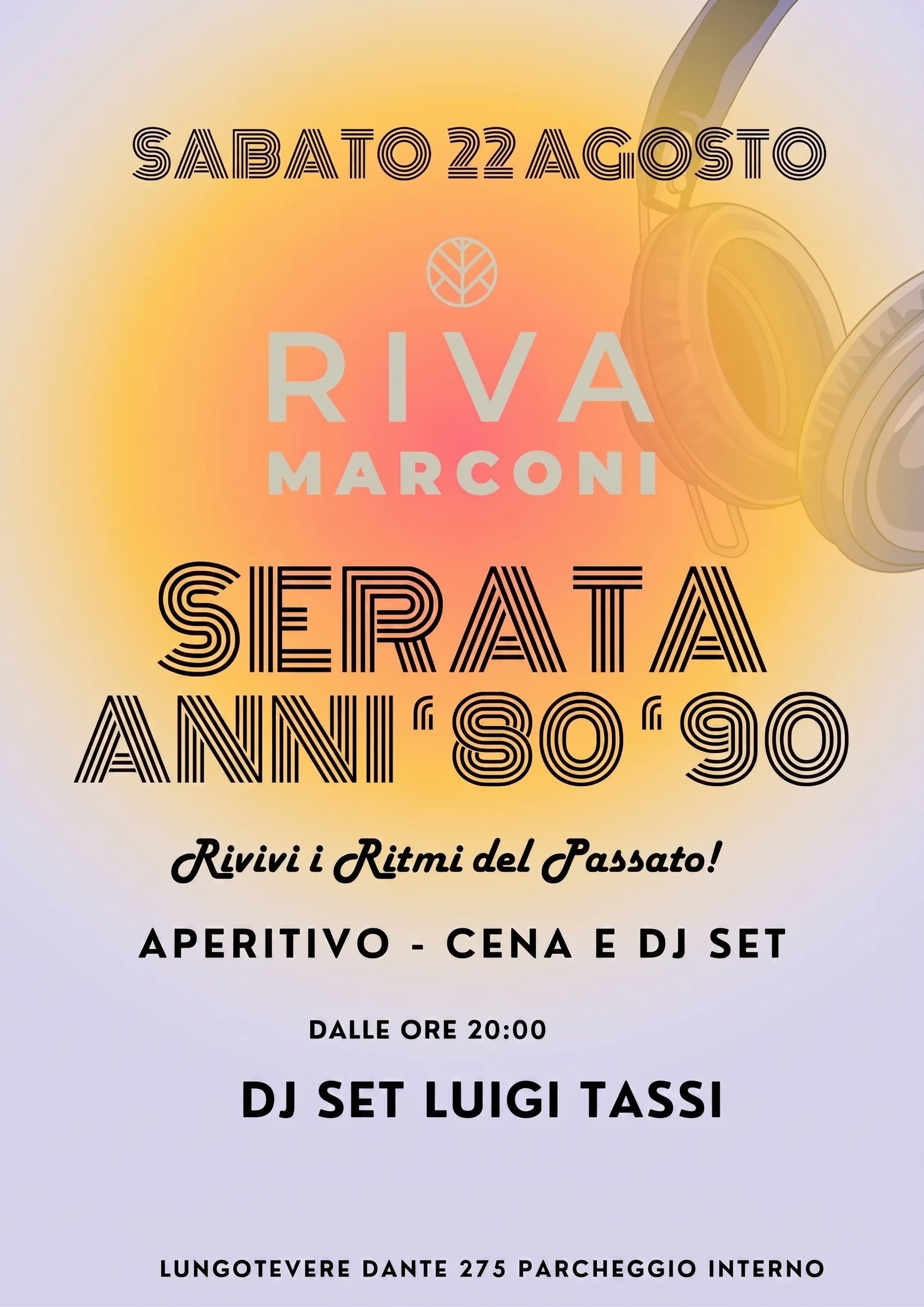 Flyer di Rivivi i Ritmi del Passato